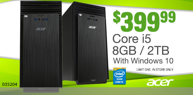 Acer Core i5 Desktop $399.99